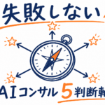 AIコンサルの選び方 中小企業向け失敗しない5つの判断軸 2026年版
